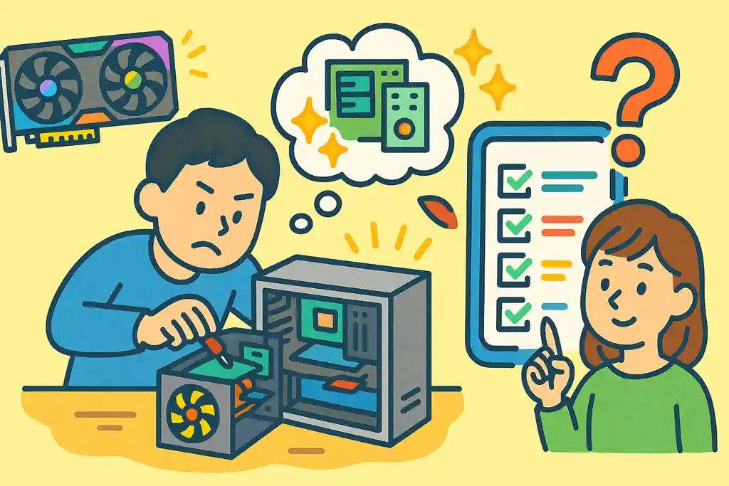 自作PCやめとけは本当？初心者が知るべき注意点まとめ