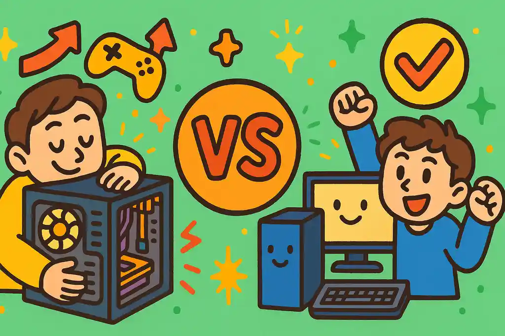 ゲーミングPCに自作は最適か?BTOとの違いを比較