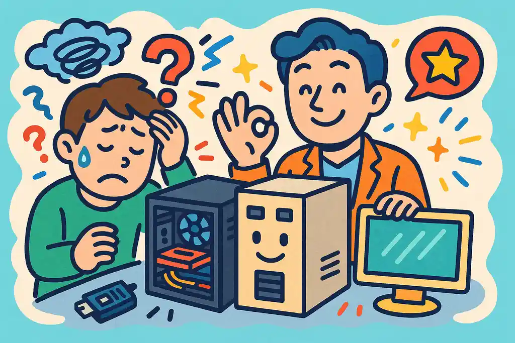 自作PCのトラブルとサポート面での注意点