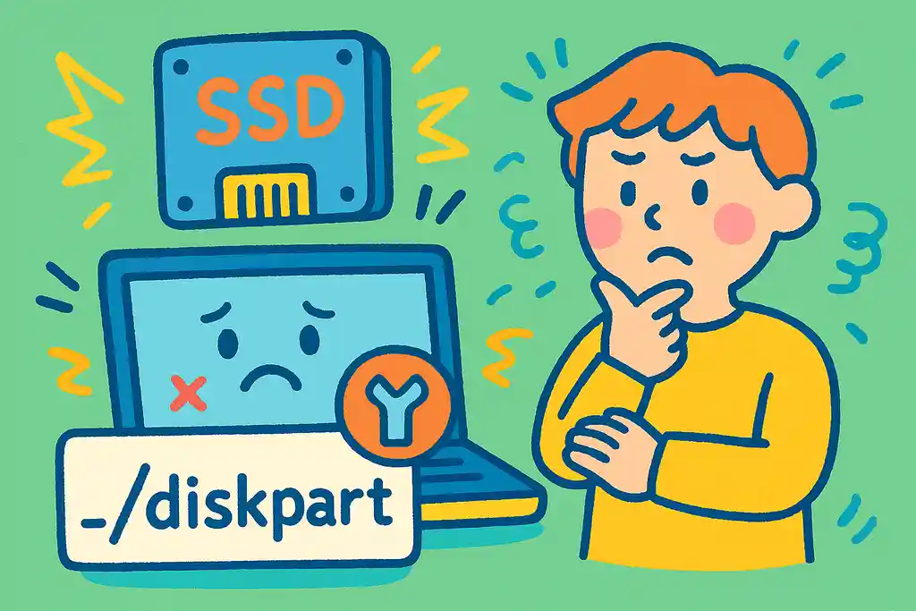 SSDがフォーマットできない!Windows11での対応策